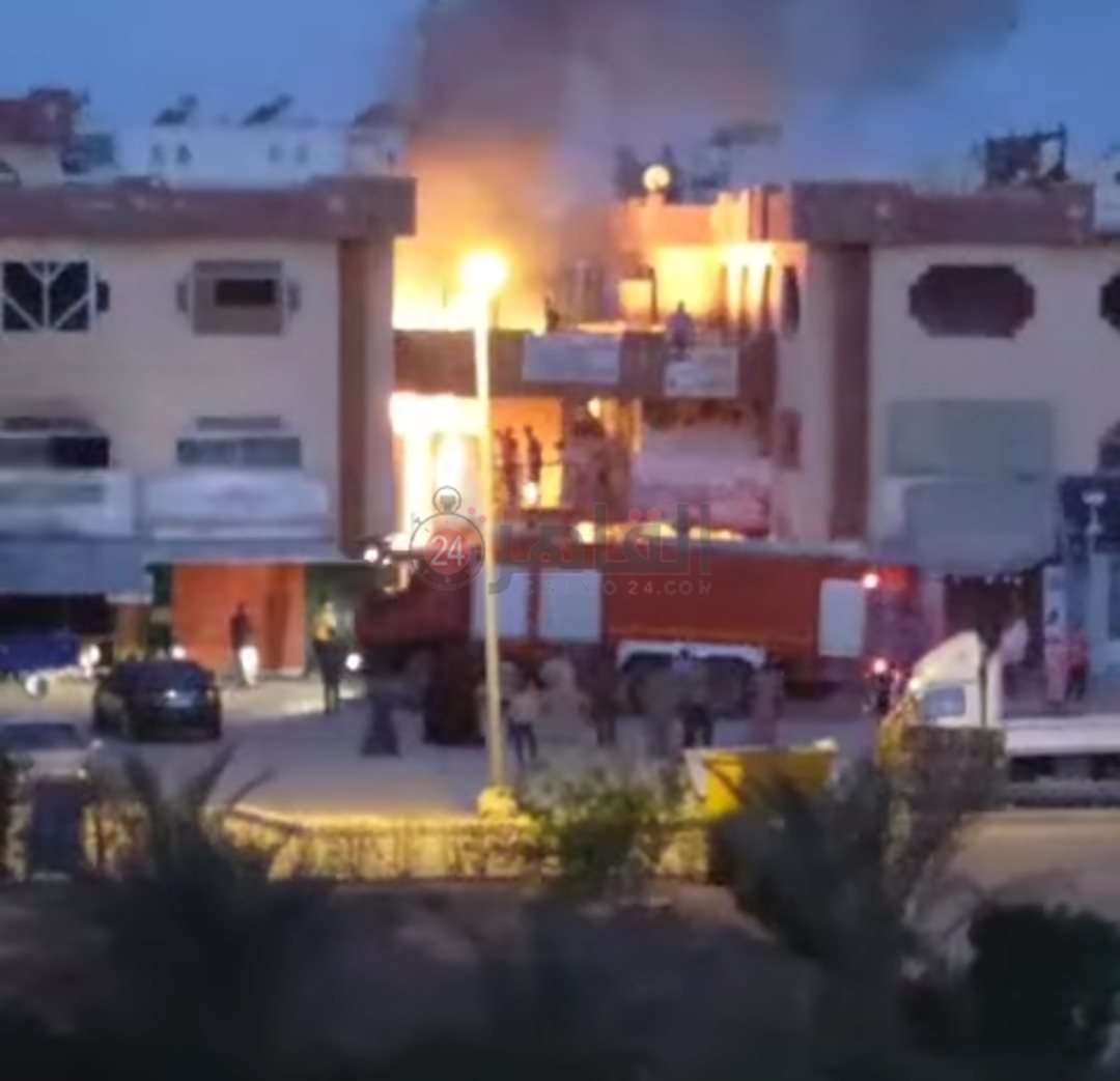 حريق في مركز تجاري بالعاشر من رمضان 2