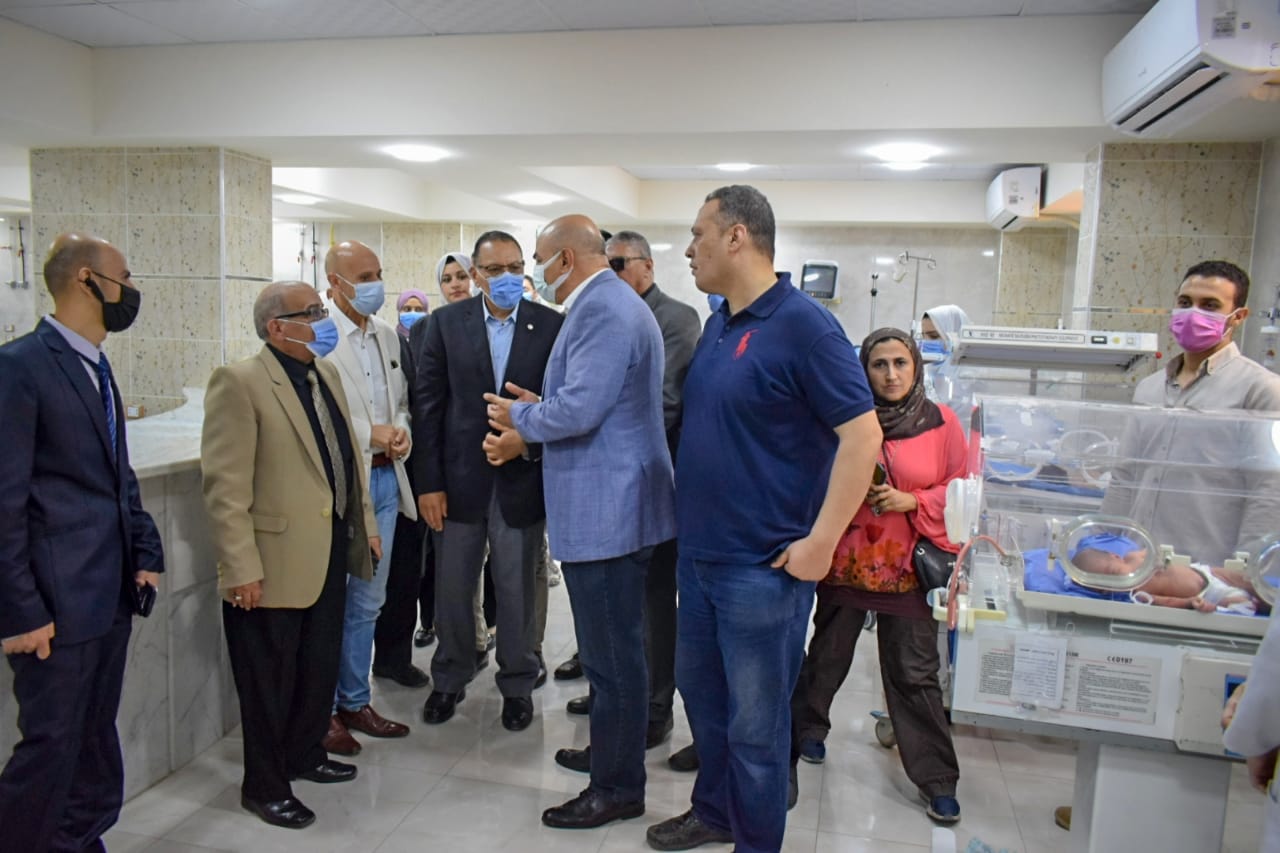 افتتاح قسم الحضانات بمستشفى القنايات المركزي 1