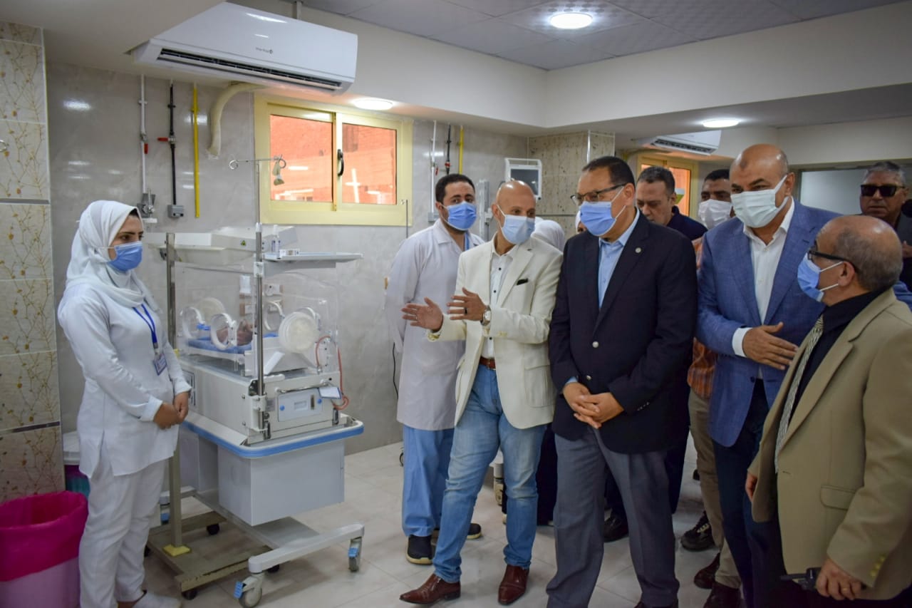 افتتاح قسم الحضانات بمستشفى القنايات المركزي 4