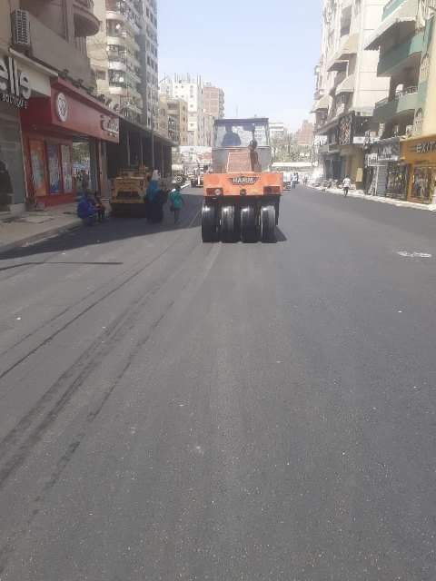 رصف طريق بالشرقية 1