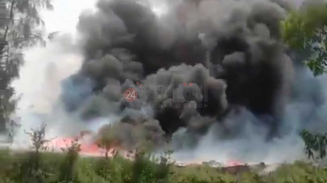 حريق مصنع إسفنج بالشرقية 1