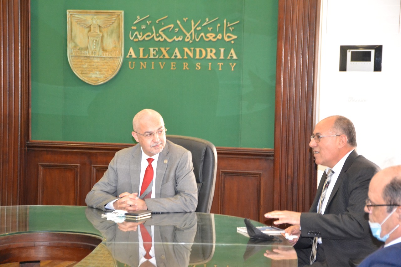 زيارة أعضاء الضمان والجودة لجامعة الإسكندرية 