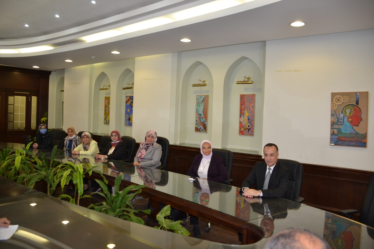 زيارة أعضاء الضمان والجودة لجامعة الإسكندرية 