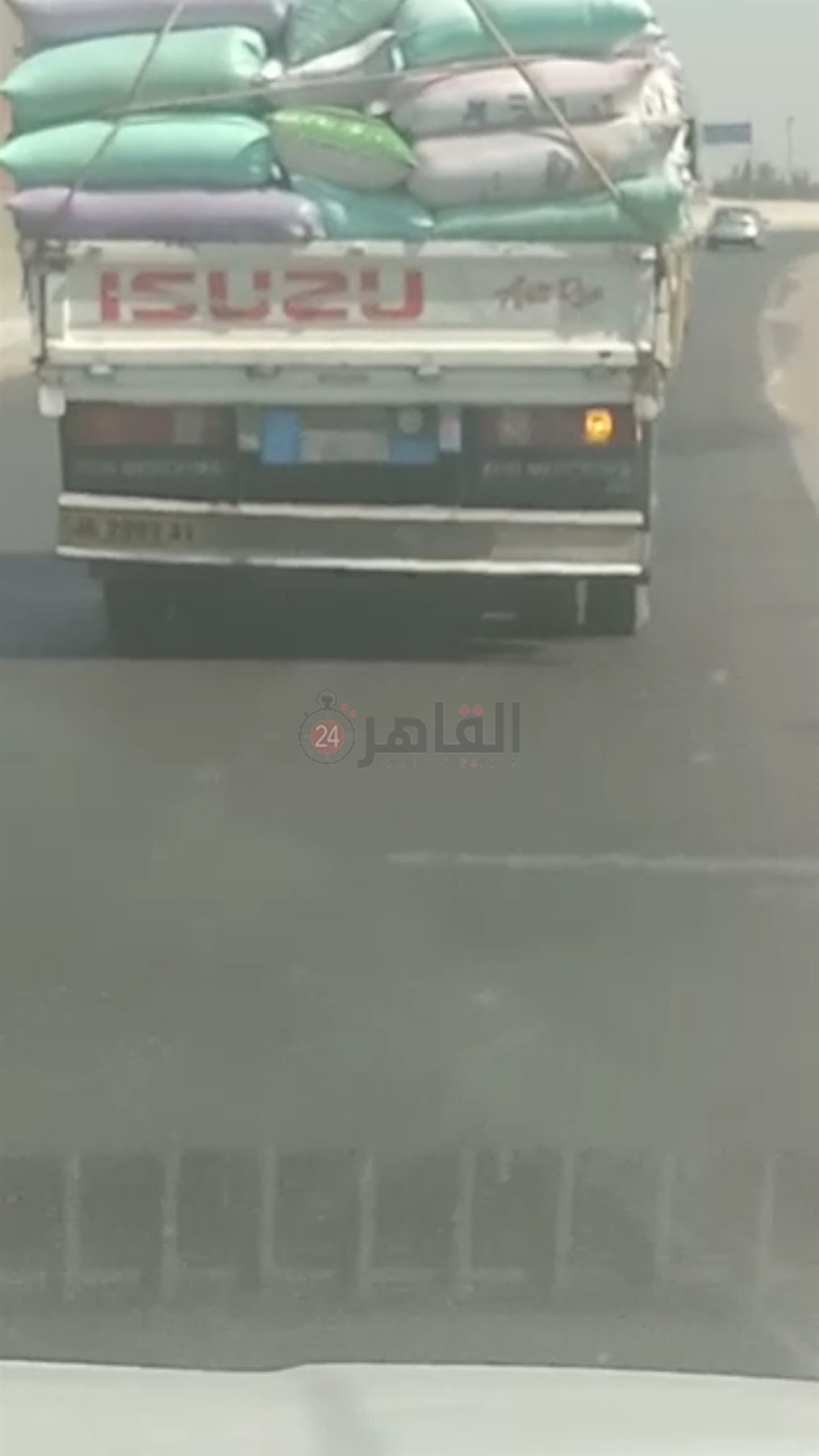 مطاردة سيارة القمح بالشرقية 2