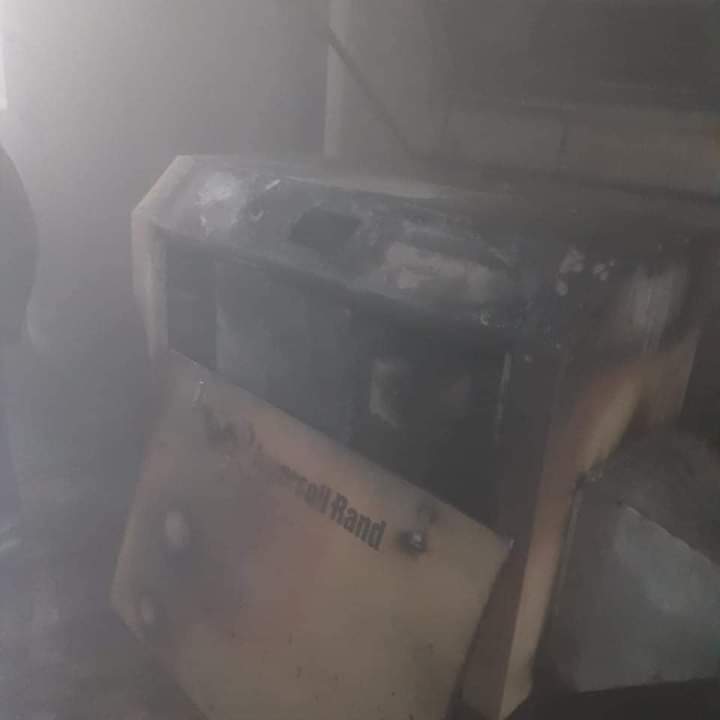 حريق بمستشفى صحة المرأة الجامعي بأسيوط 