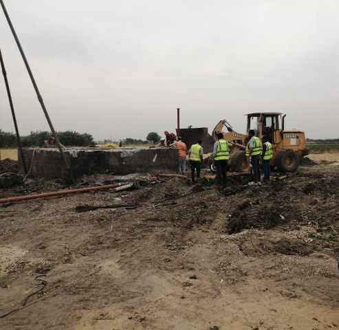 مشروع إنشاء صرف صحي بقرية الروضة بالشرقية 01