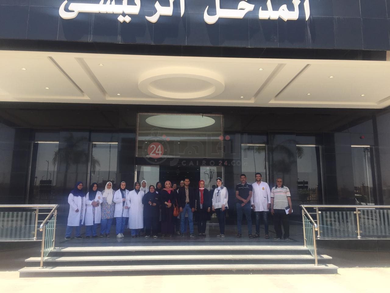 الفرق الطبية والإدارية الموجودة بمستشفى العاشر الجامعي 04