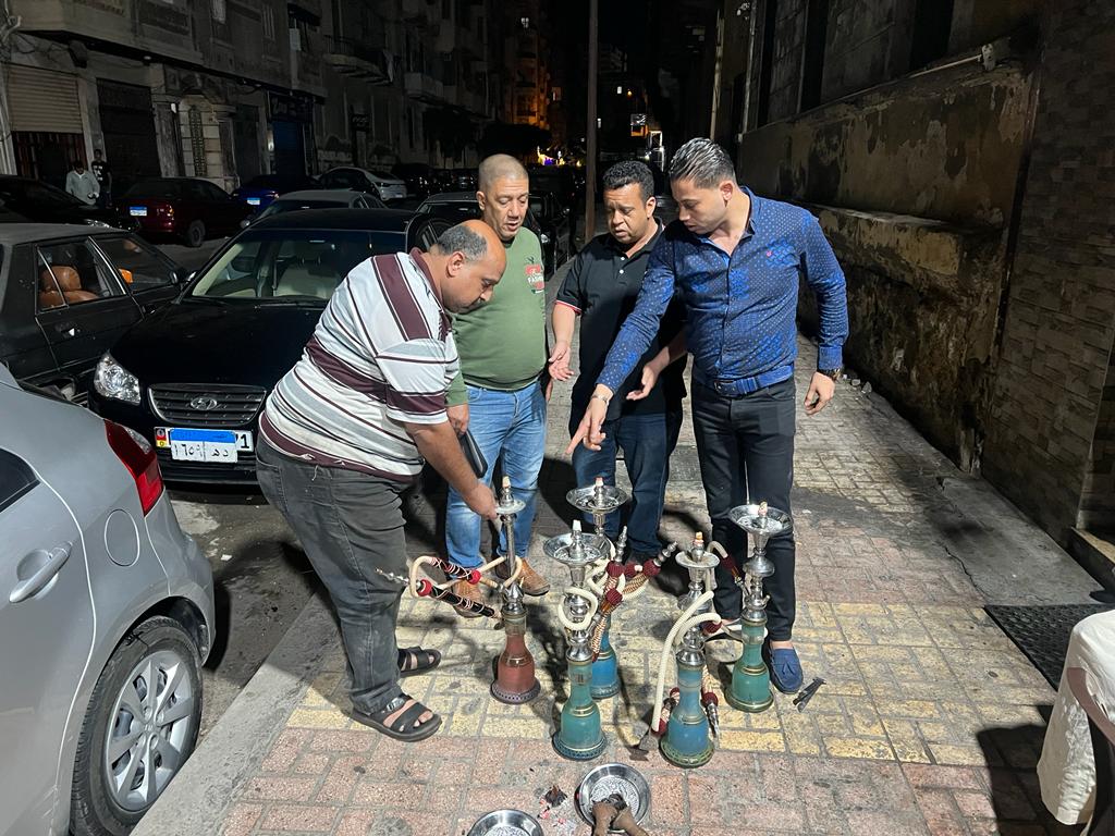 حملة لإزالة الاشغالات في الإسكندرية 