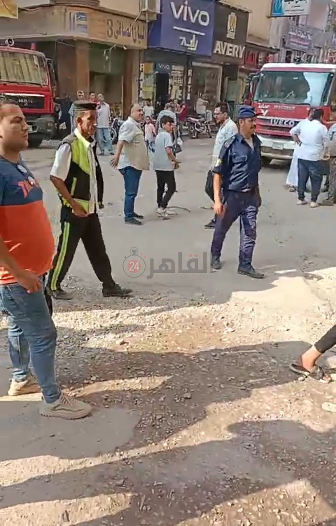 السيطرة على حريق برج سكني بالشرقية 2