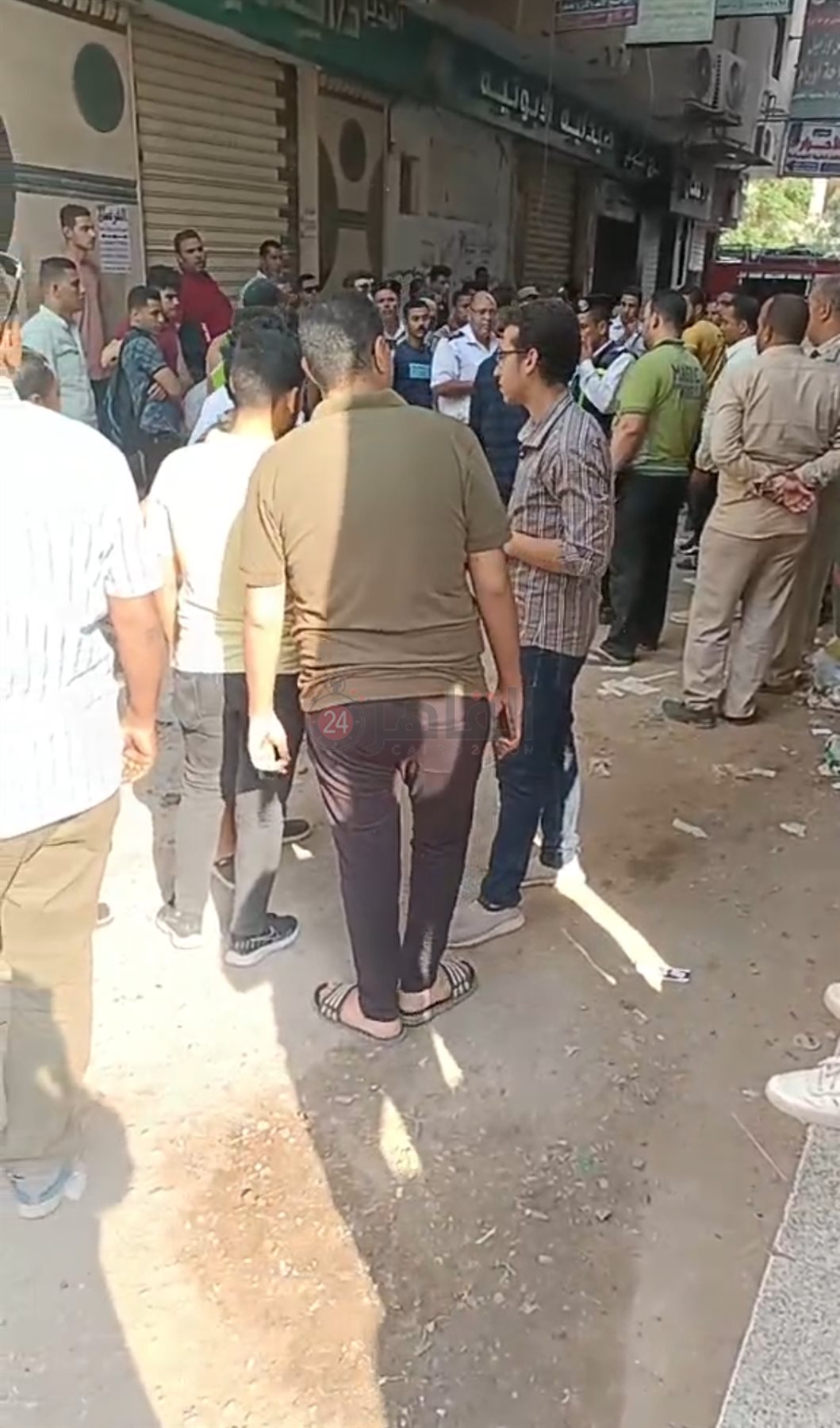 السيطرة على حريق برج سكني بالشرقية 1