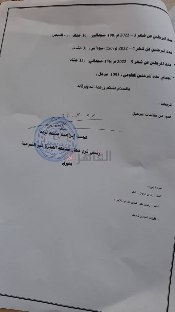 اعداد المهاجرين غير الشرعين 2