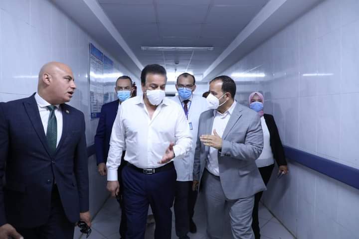 وزير الصحة يزور مستشفى العامرية بغرب الإسكندرية 