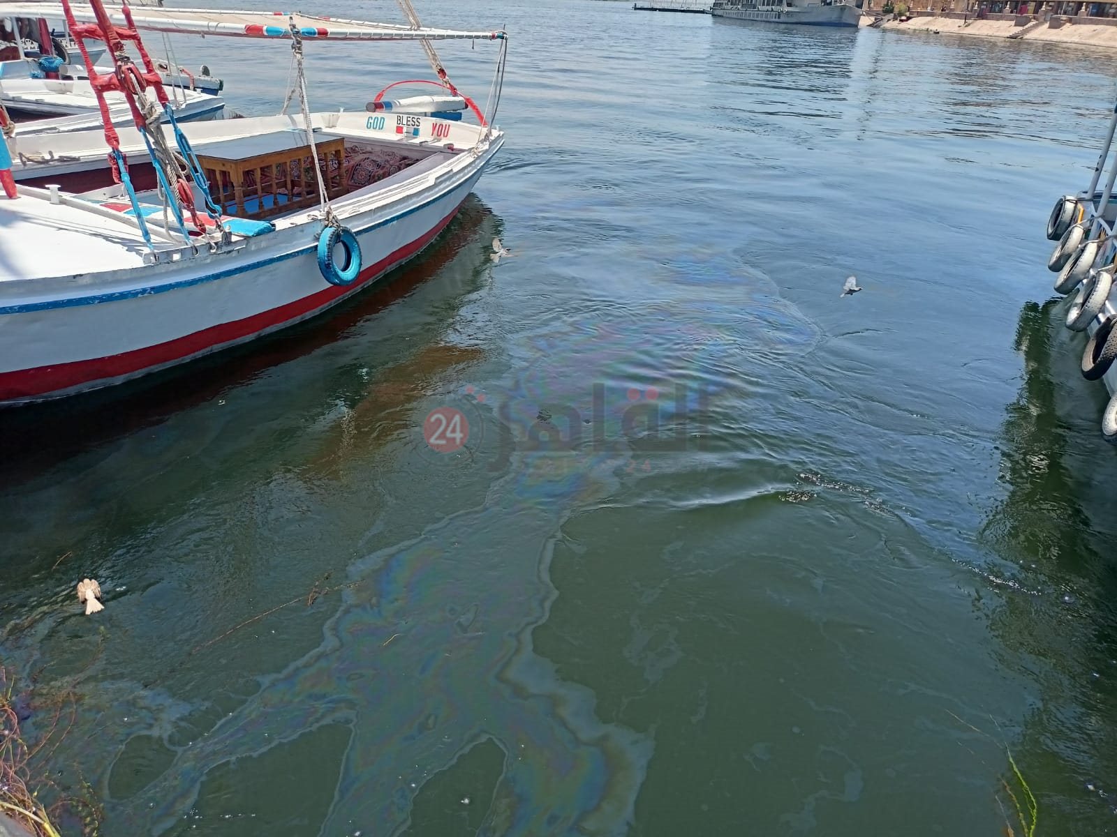 بقعة الزيت بنيل الأقصر 
