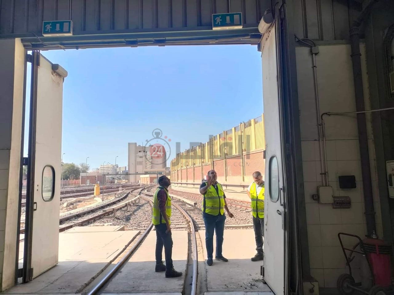 جانب من الحادث 