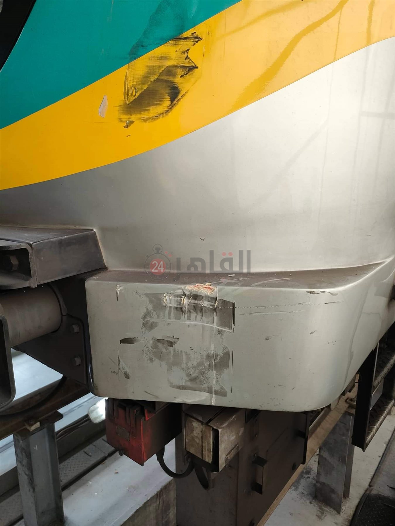 جانب من الحادث 