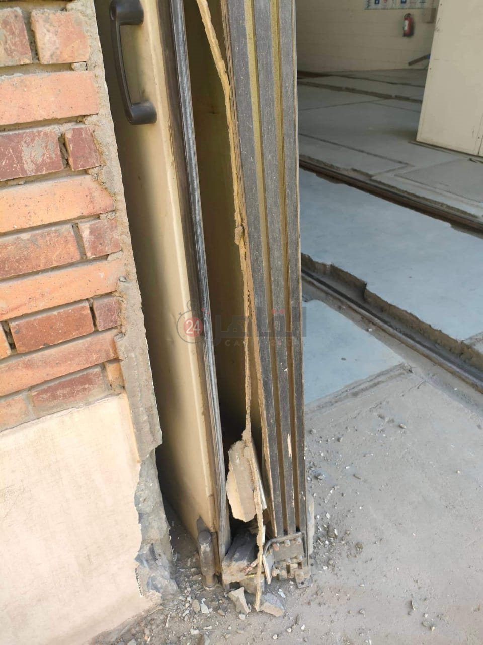 جانب من الحادث 