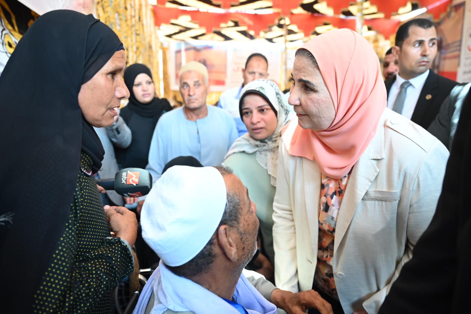 فعاليات زيارة وزيرة التضامن لمحافظة بني سويف 