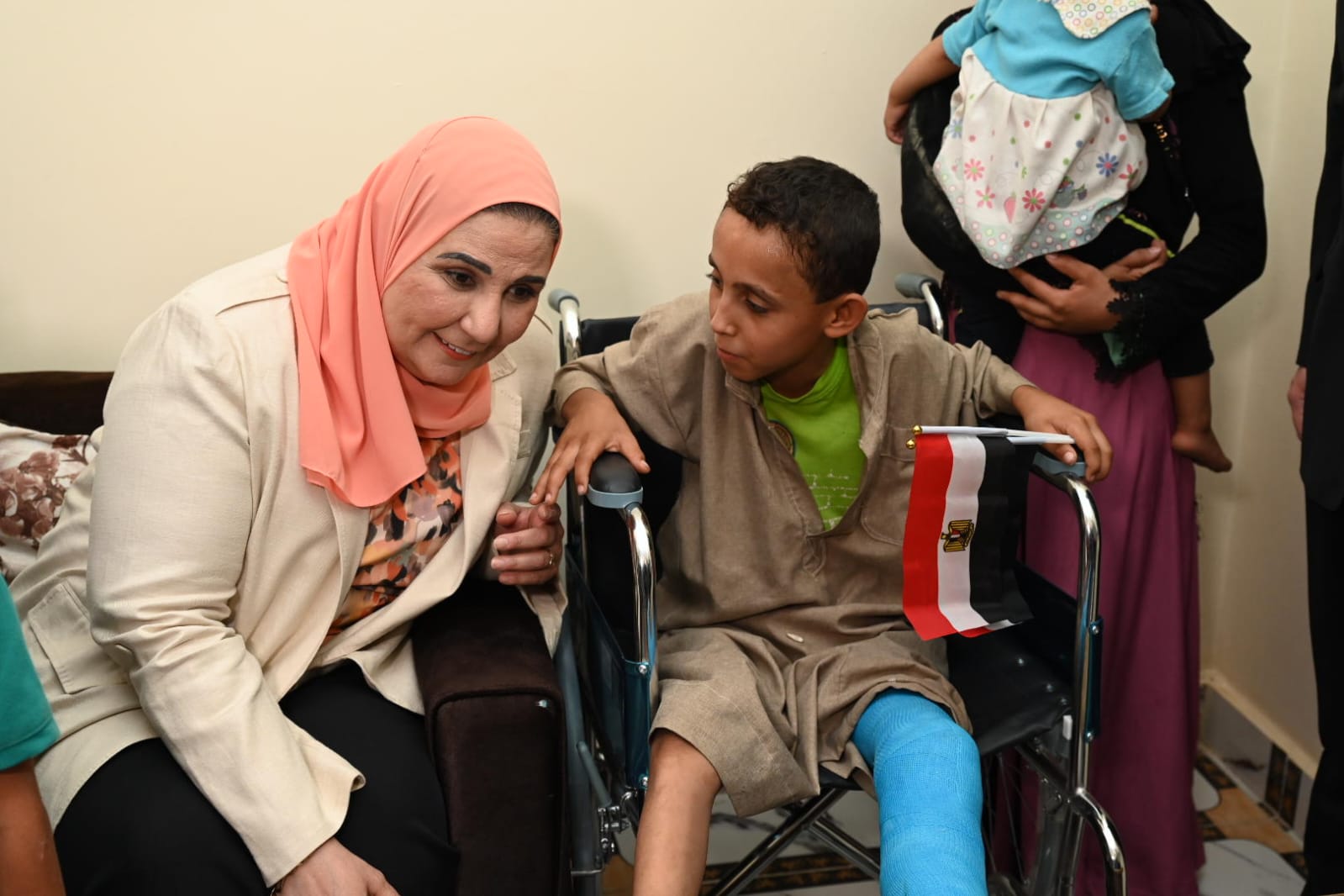 فعاليات زيارة وزيرة التضامن لمحافظة بني سويف 