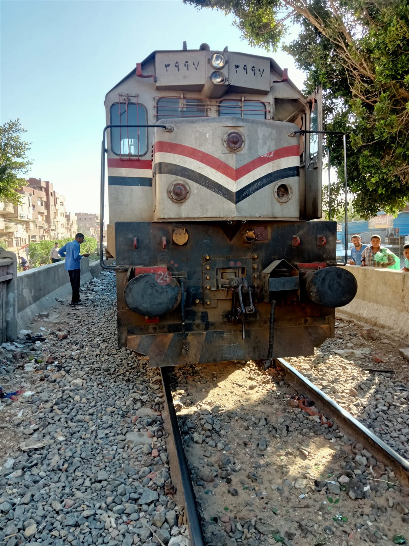 جانب من الحادث 