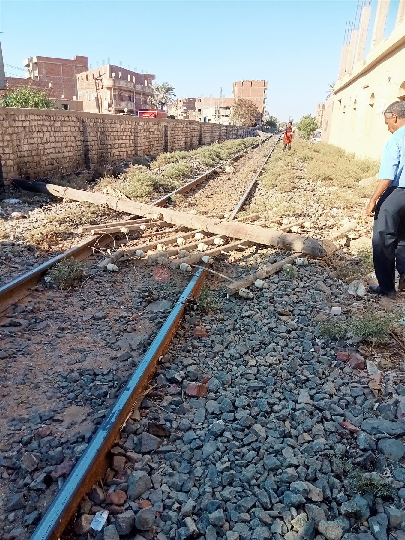 جانب من الحادث 