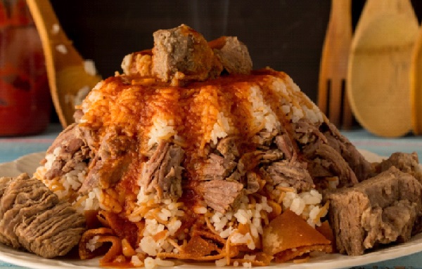 طريقة عمل الفتة 