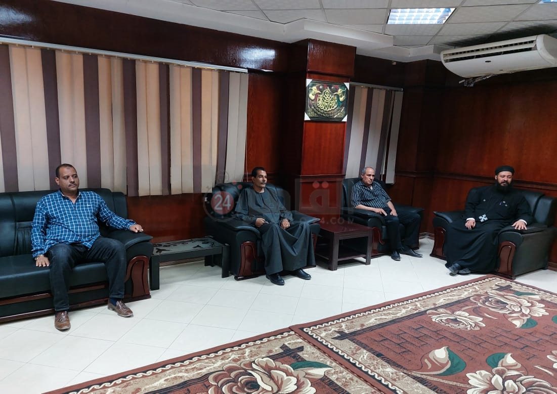 زيارة وفد الكنسية