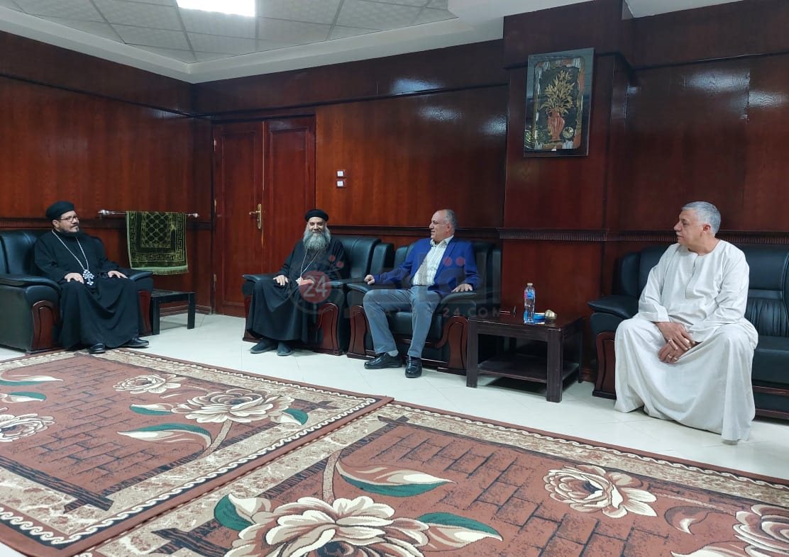 زيارة وفد الكنسية