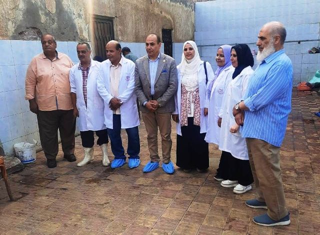 مدير مديرية الطب البيطري يترأس فريق التفتيش على المجازر الحكومية