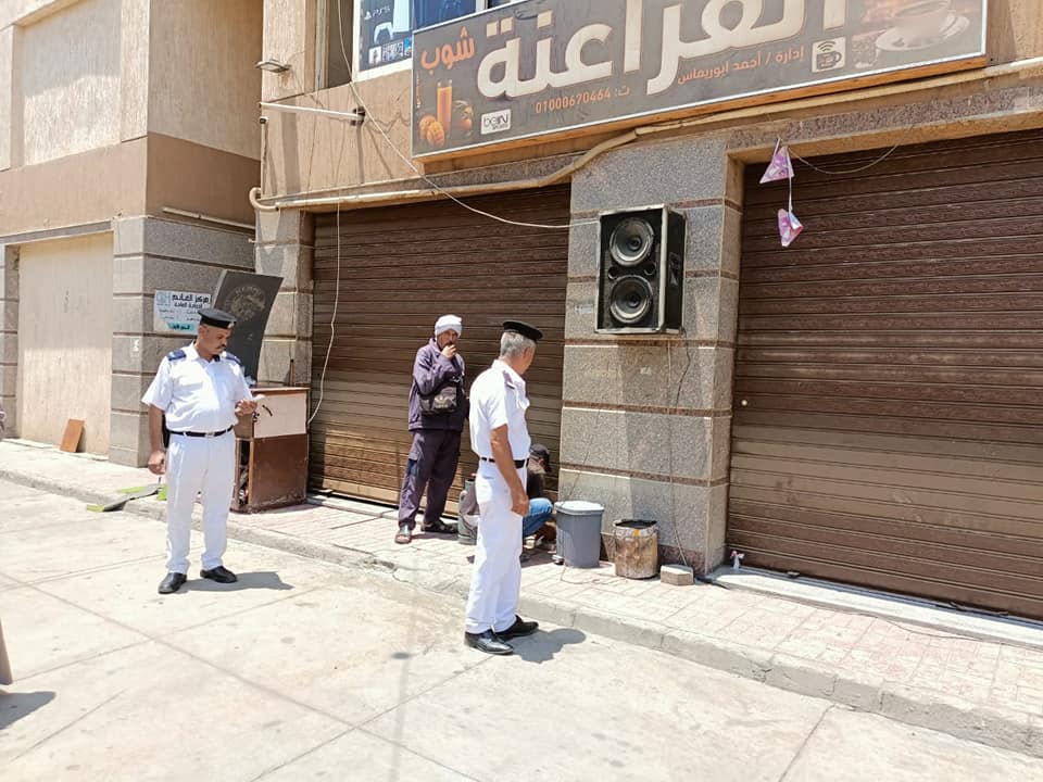غلق وتشميع وإزالة مخالفات بالعاشر من رمضان 01