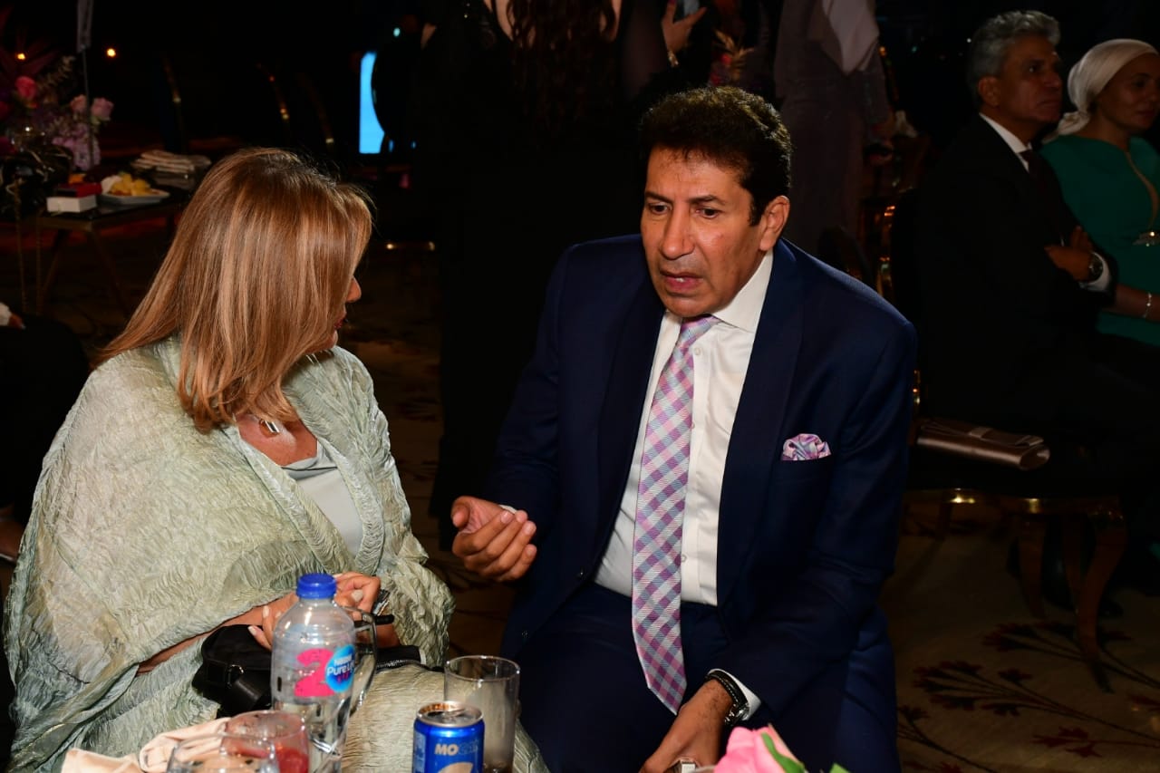 نجوم الفن في حفل زفاف ابنة عصام إمام شقيق الزعيم (65)