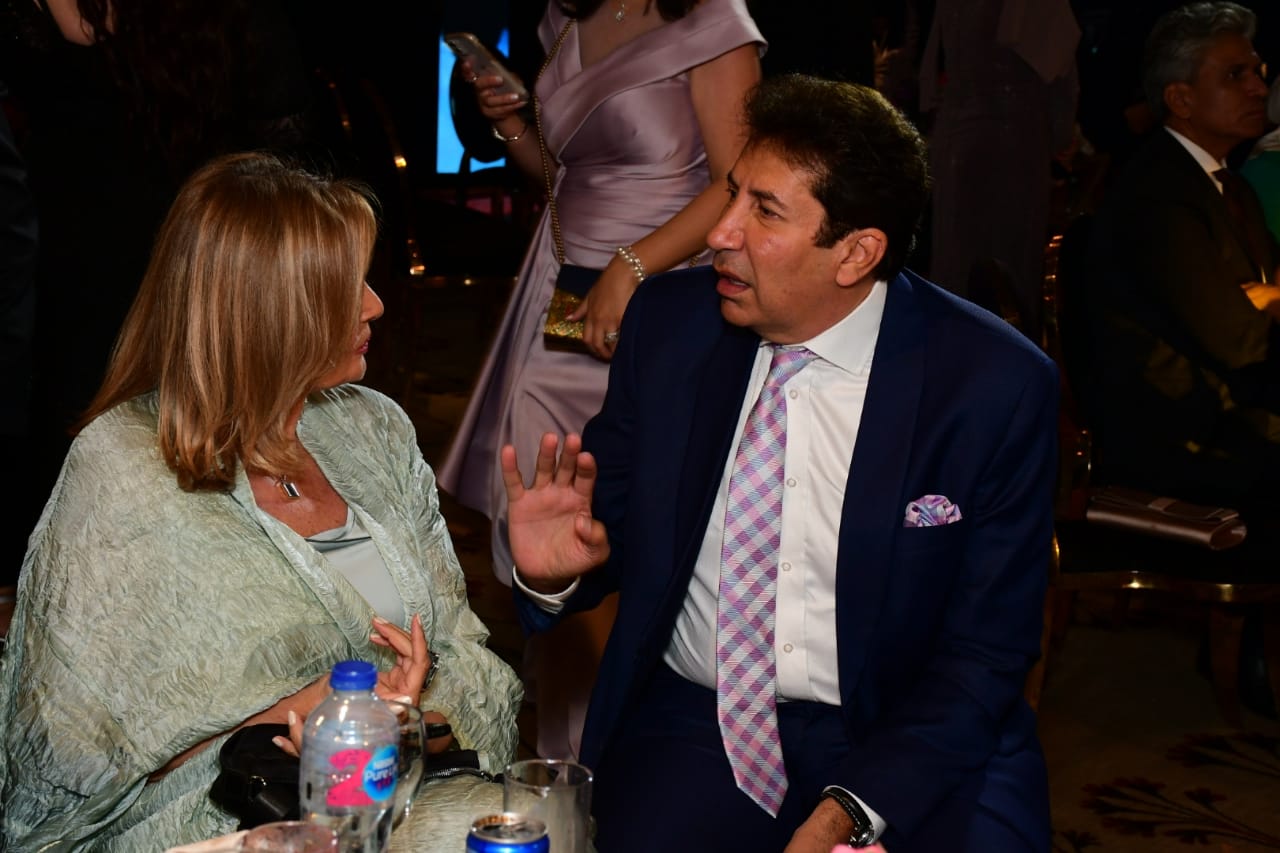 نجوم الفن في حفل زفاف ابنة عصام إمام شقيق الزعيم (66)