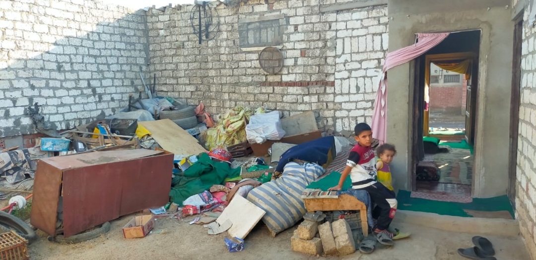 المنزل الذي تعيش فيه الأسرة