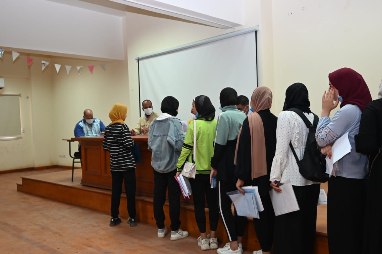 بدء اختبارات القدرات بكلية التربية الرياضية بجامعة الفيوم 