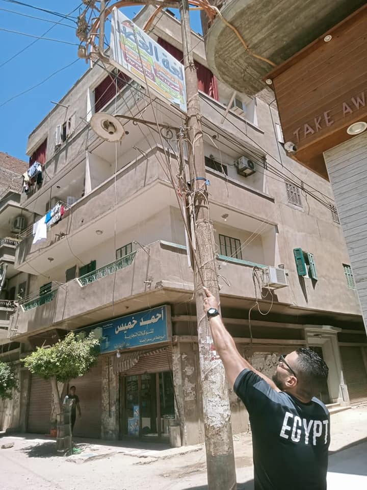 إزالة إعلانات الدروس الخصوصية في بلبيس 01