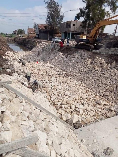 أعمال تأهيل ترعة الفولي بالشرقية 01