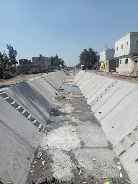 أعمال تأهيل ترعة الفولي بالشرقية 02