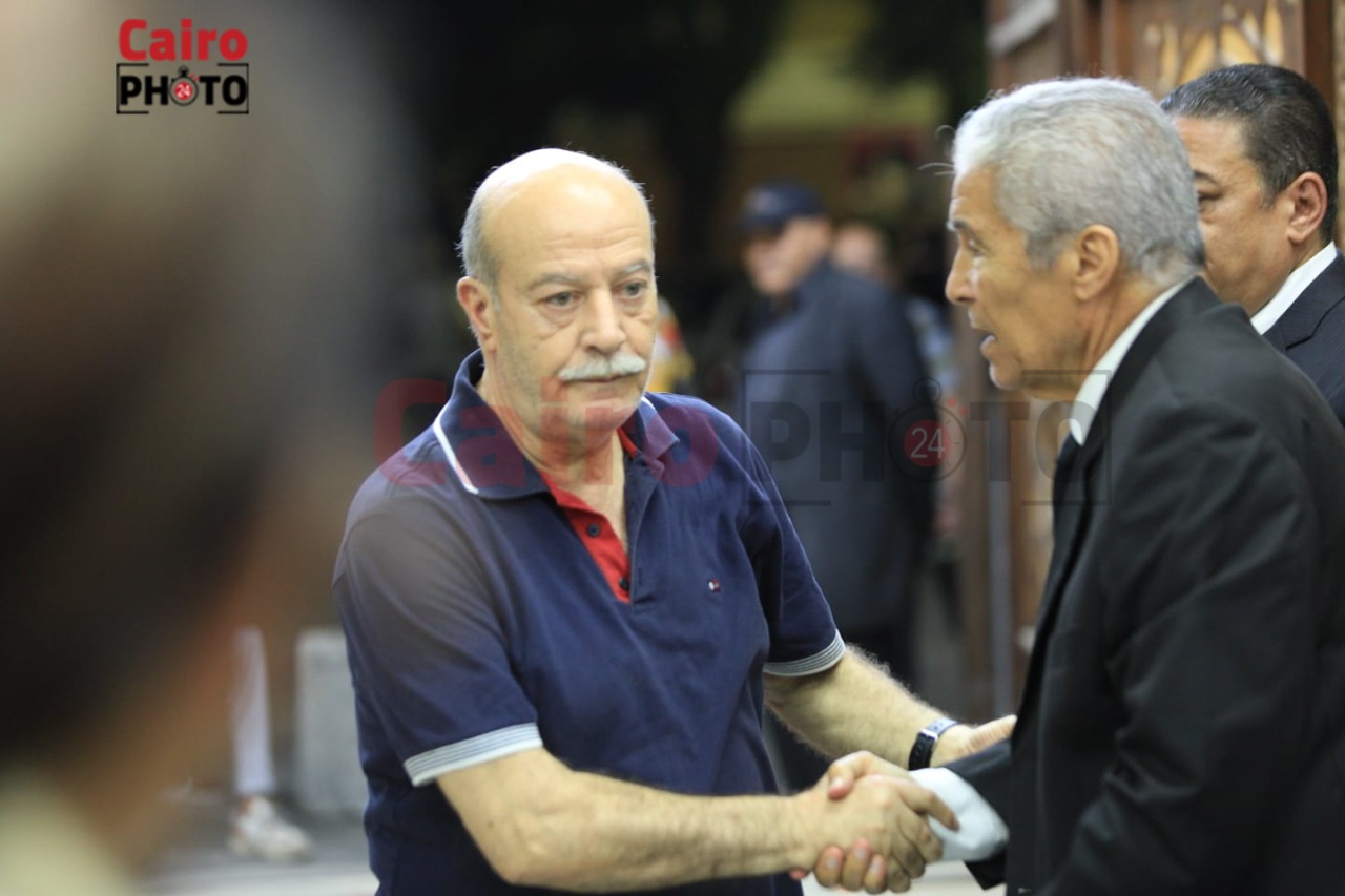 عزاء الفنانة رجاء حسين (1)