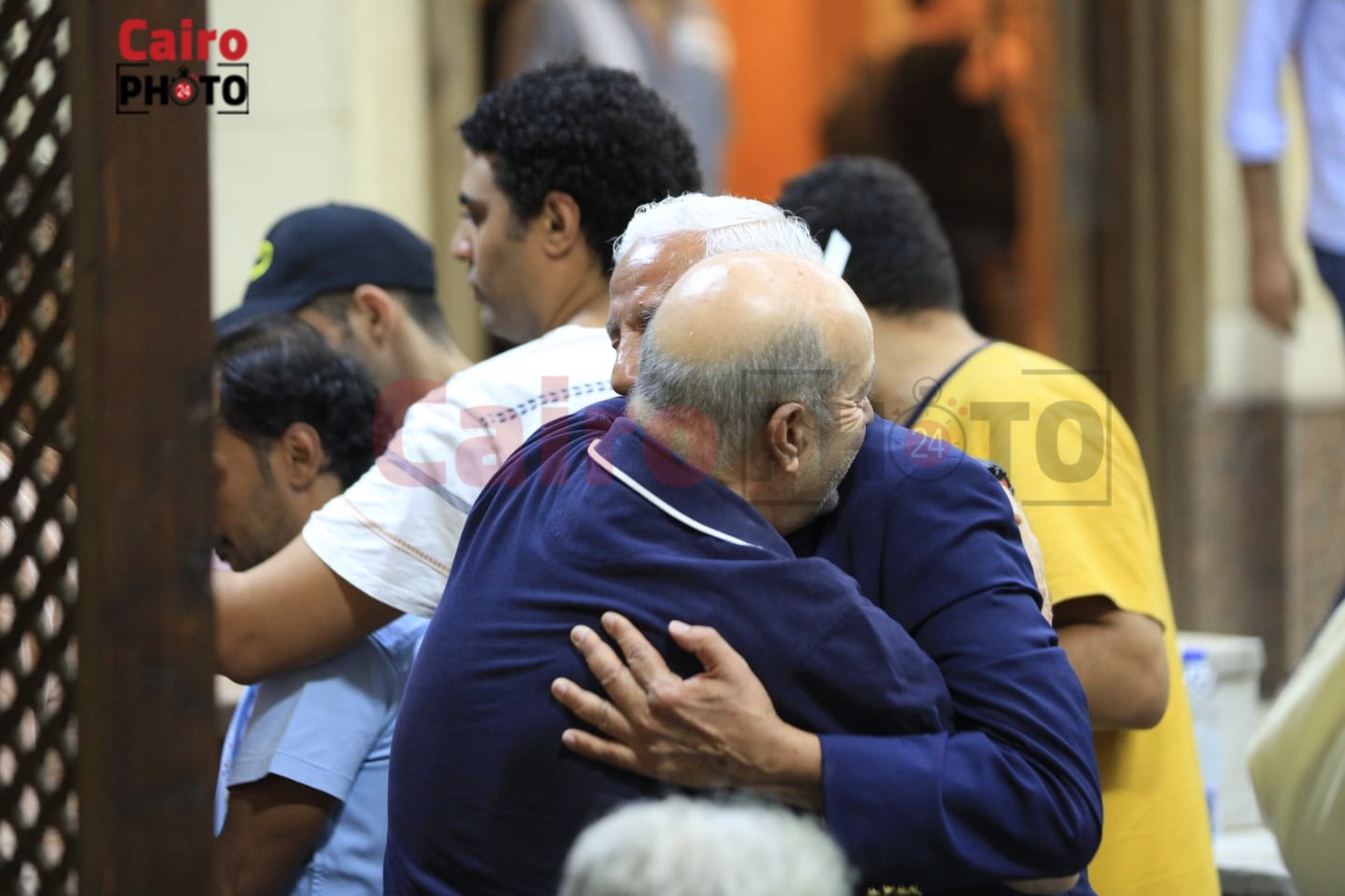 عزاء الفنانة رجاء حسين (41)