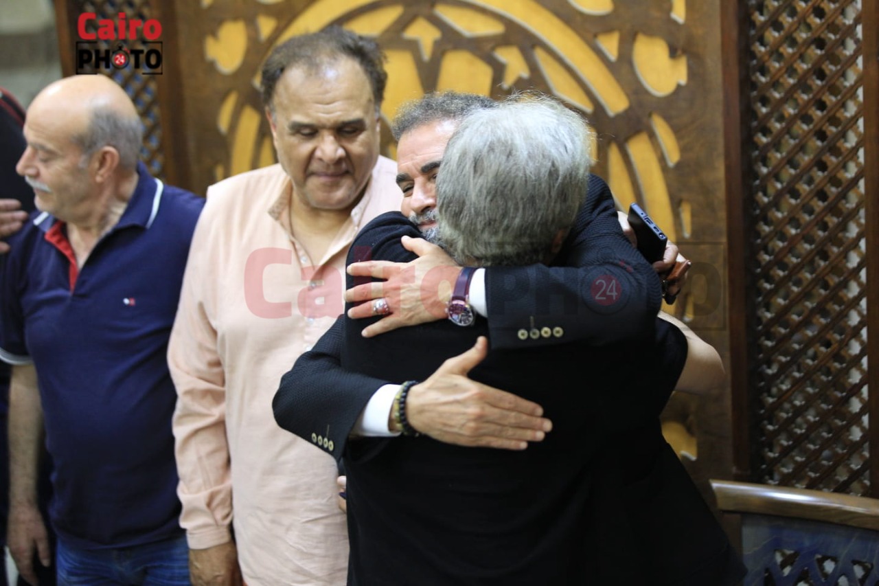 عزاء الفنانة رجاء حسين (47)