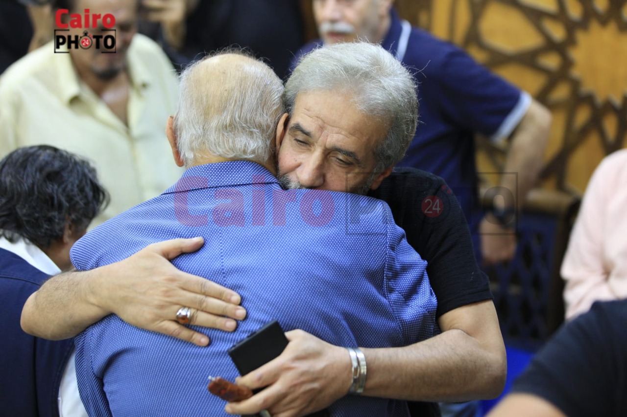 عزاء الفنانة رجاء حسين (49)