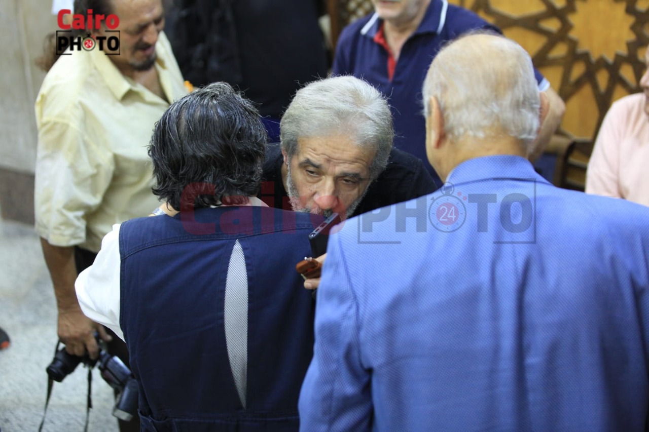 عزاء الفنانة رجاء حسين (51)