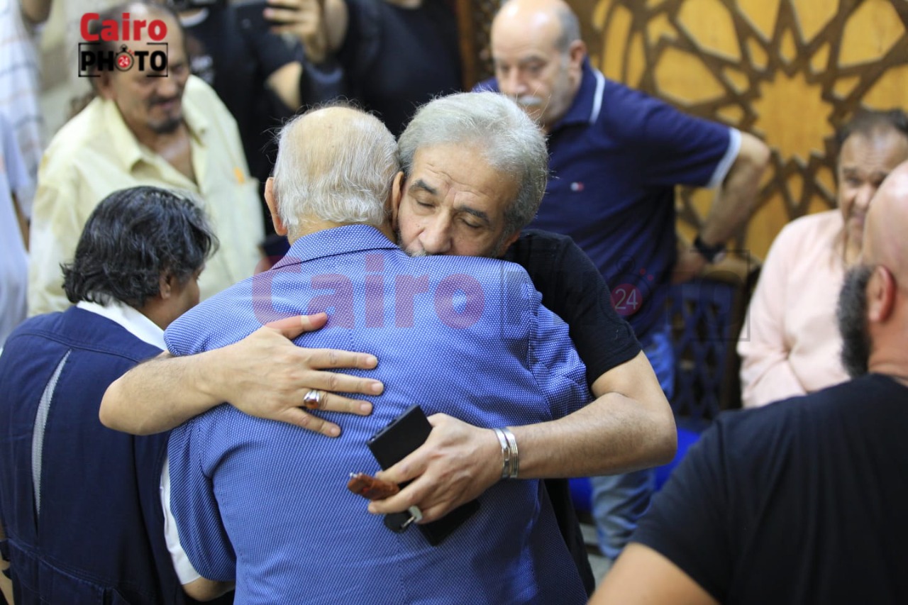 عزاء الفنانة رجاء حسين (52)