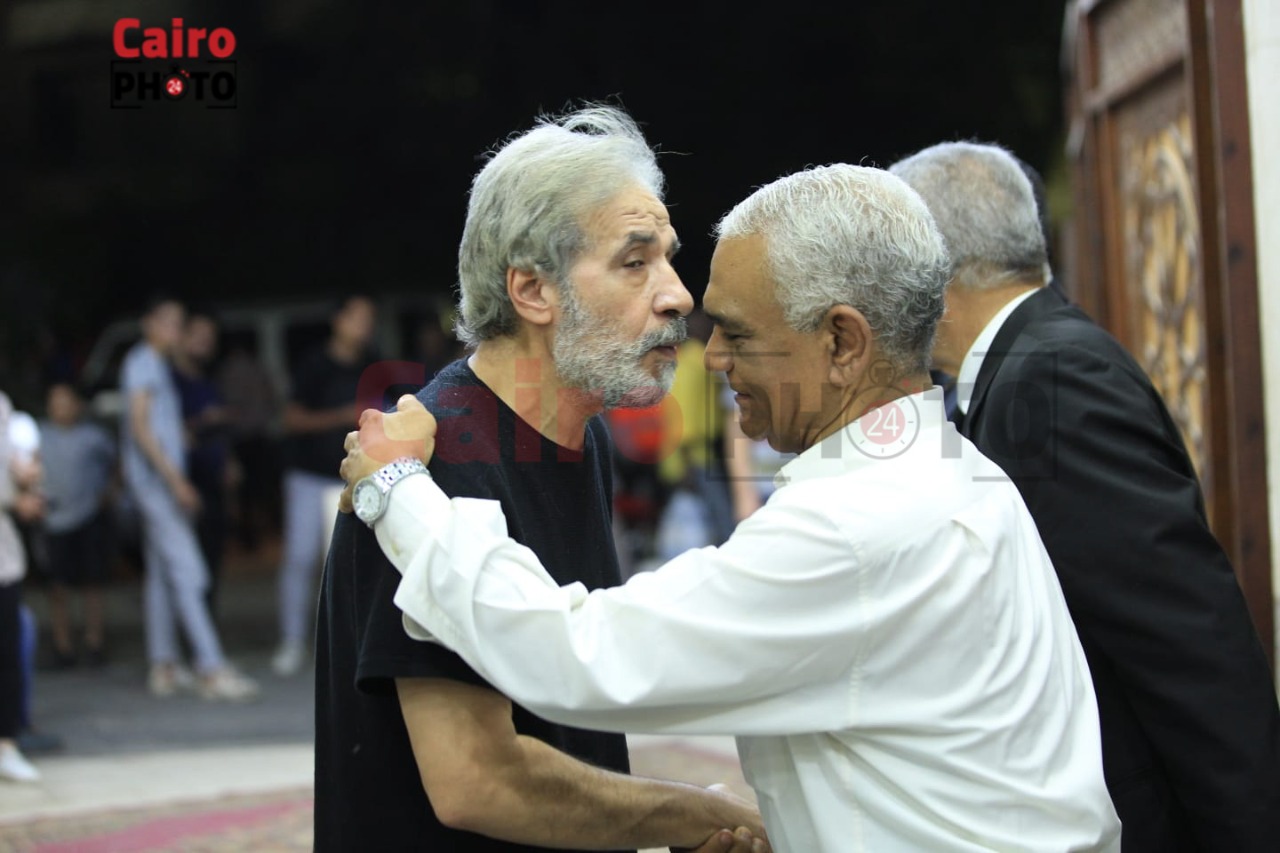 عزاء الفنانة رجاء حسين (53)