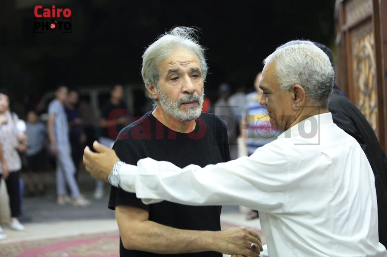 عزاء الفنانة رجاء حسين (54)