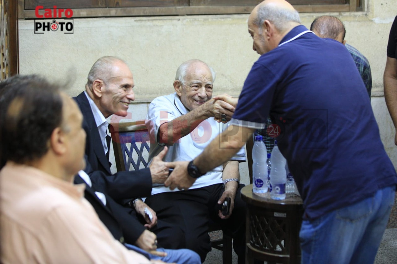 عزاء الفنانة رجاء حسين (55)