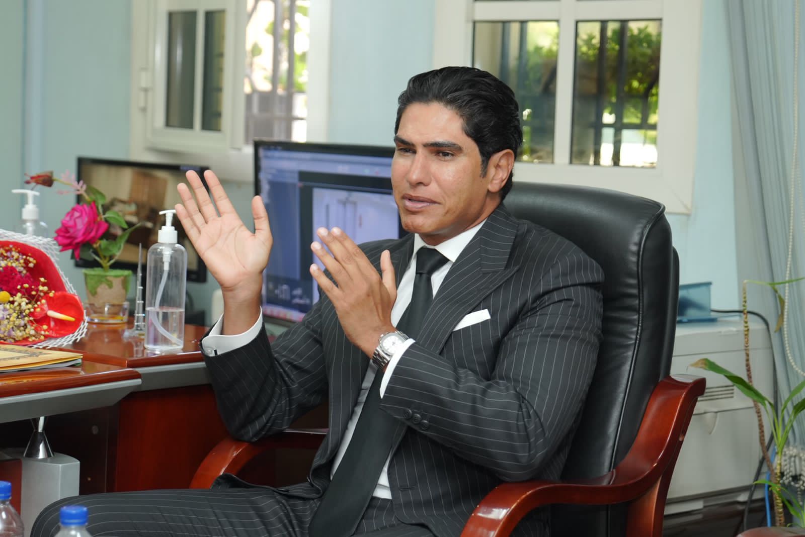 زيارة الوفد لمستشفى العجوزة (5)