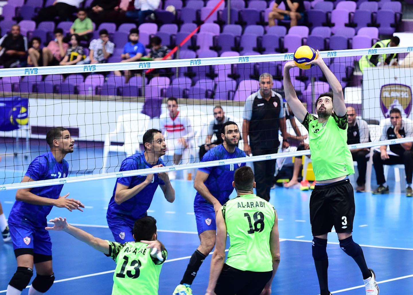 الزمالك والعربي الكويتي - كرة طائرة (10)