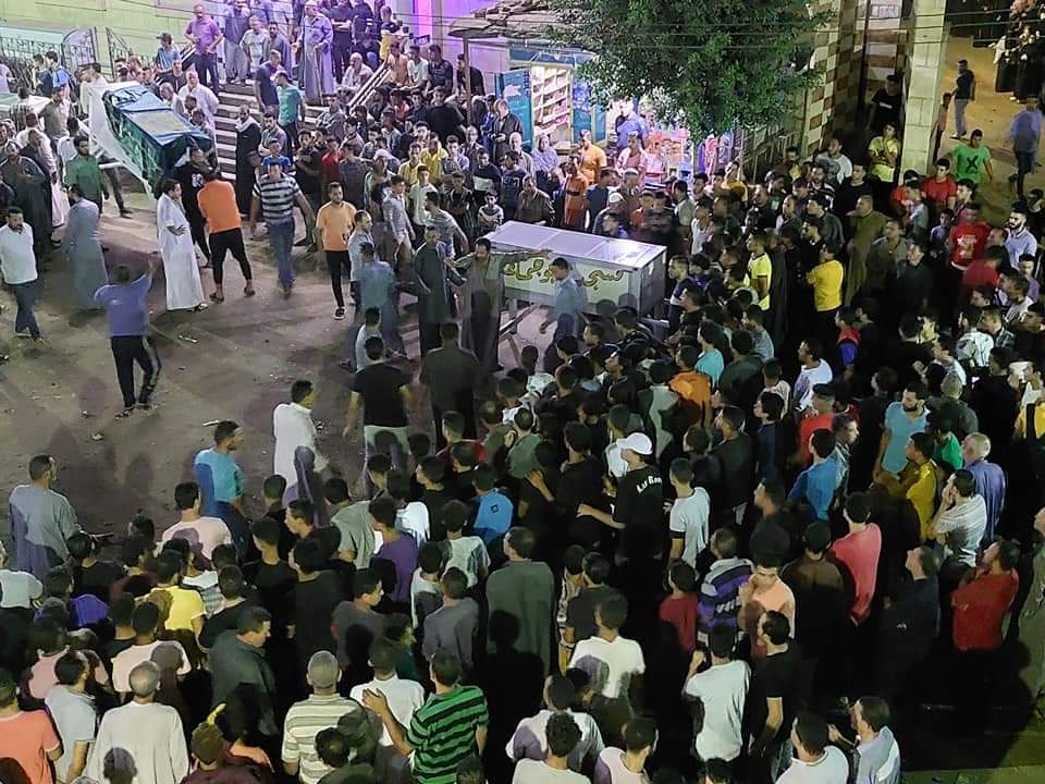 جنازة ضحايا حادث الإسماعيلية 3