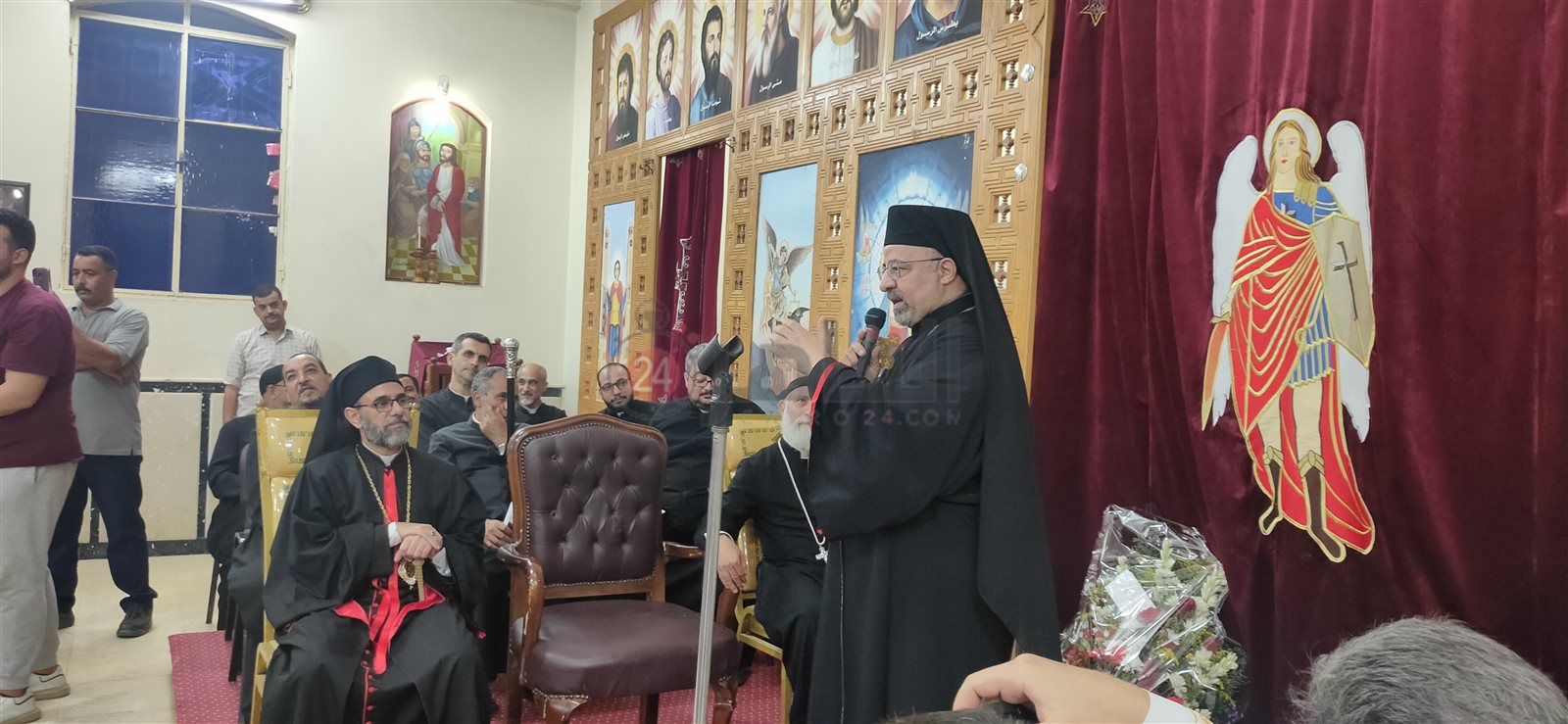 بطريرك الأقباط الكاثوليك خلال الزيارة 05