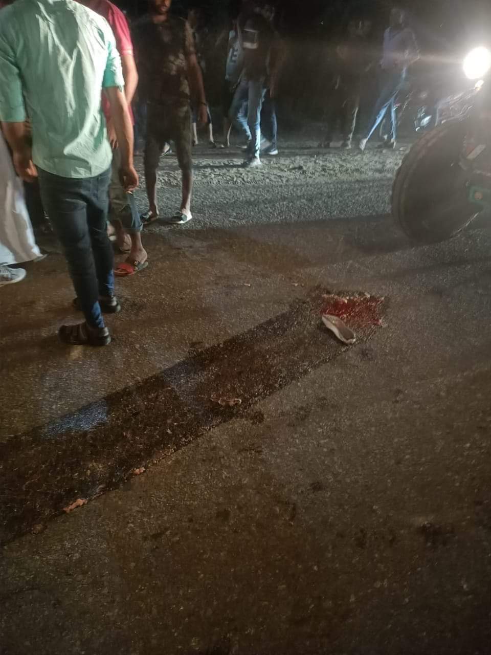 آثار الحادث